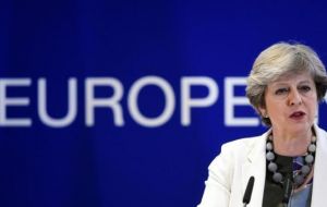  “It is vital that joint work on the peace process is not affected in any way, it is too important for that,” said PM May in Brussels after a meeting of EU leaders.