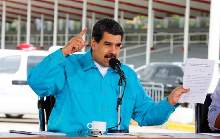 Maduro vowed to make US$1.1 billion payment on a bond maturing on Thursday, but also created a commission to study “restructuring of all future payments”