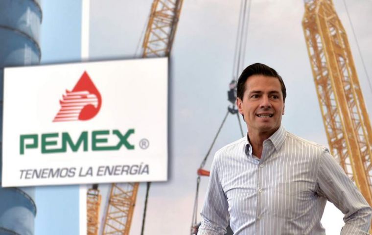 Peña Nieto, who pushed through Congress a sweeping energy reform in 2013 that ended Pemex’ monopoly, made the announcement at the company’s Tula refinery. 