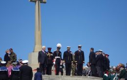 The Cross of Sacrifice where most of Sunday's solemn ceremony will be held  (Pic FITB)