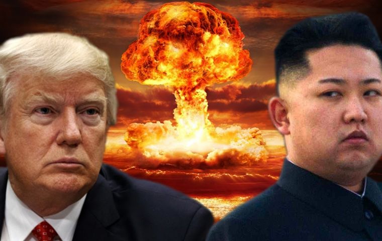  Trump vowed to unleash “fire and fury like the world has never seen” on North Korea if it continued to expand its atomic weapons program.
