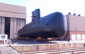 The German built submarine was launched in 1983, and incorporated to the Argentine navy in 1985. In 2008/10 it underwent in depth maintenance and refitting