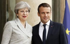 May embarked on a diplomatic offensive in Gothenburg, meeting French president Macron as well as her counterparts from Ireland, Poland and Sweden.