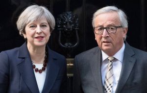 Mrs. May is due to travel to Brussels this Monday for talks with EC president Jean-Claude Juncker, hoping the EU will agree that “sufficient progress” has been made