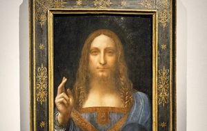 Leonardo Da Vinci’s “Salvator Mundi,” was sold last month at a Christie’s auction for US$ 450 million, the most ever paid for a work of art. 