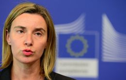 EU foreign policy chief Federica Mogherini, who chaired talks between Netanyahu and EU ministers, said no European leaders plan to adopt Trump's position