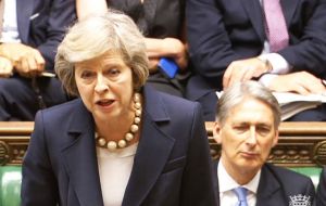 The government has no majority in the Commons and is vulnerable to a revolt by its MPs. Theresa May said the government was listening to MPs' concerns.