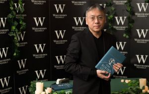Literature laureate Kazuo Ishiguro of Britain expressed concern about increasing tensions between social factions. Pic. Getty Images