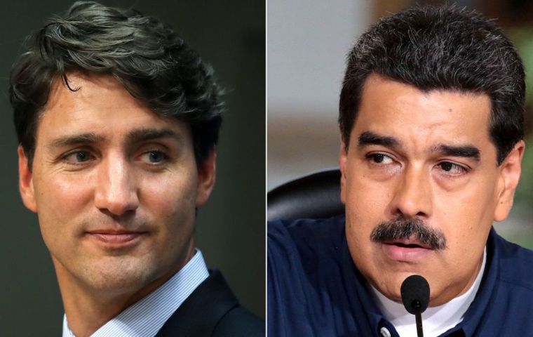 Canada has criticized the government of President Nicolás Maduro over its human rights record. More than 150 people were killed during months of protests 