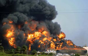 The most serious accident of the oil industry of the country occurred late august 2012, when an explosion triggered a fire that left 42 dead and hundreds injured.