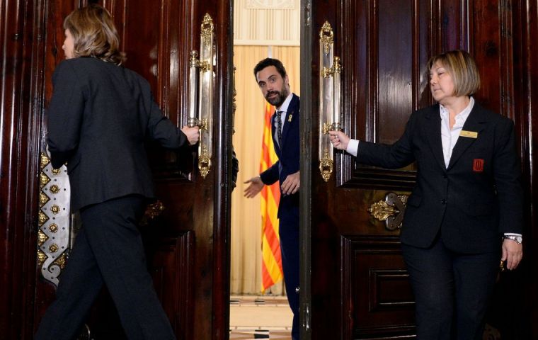 On Wednesday, the region's separatist block regained control of the Catalan parliament following the assembly's dissolution on October 27 by PM Rajoy