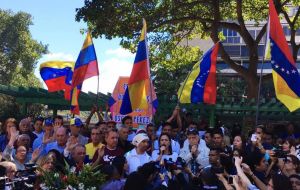 The opposition party Vente Venezuela called the concentration in Caracas in tribute to “all the victims of tyranny”