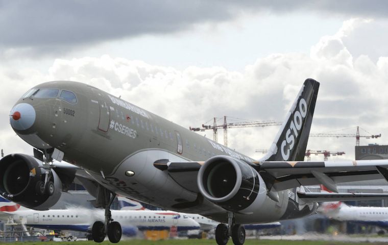 Tariffs of 292% will not now be imposed on orders of C-Series planes by American carriers. About 50 companies in the UK supply Bombardier with parts