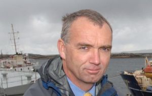 John Barton said 105 fishing vessel required licensing for the Illex squid season.