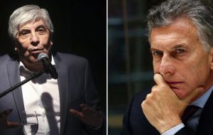 Moyano probably the most powerful of all union leaders and with loyal teamsters that can stop Argentina, has chosen to defy and battle Macri. 