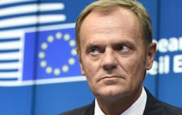Mr Tusk, who is due to meet the PM, said media reports suggested the “cake philosophy is still alive” in the UK. 
