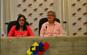 CNE president made the announcement during a joint press conference with the head of the ruling party’s National Constituent Assembly (ANC), Delcy Rodriguez