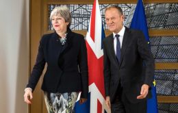 May told Tusk a draft Brexit treaty published by EU was “unacceptable” in its proposal of keeping Northern Ireland effectively in an EU customs union