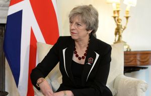 Prime Minister Theresa May said “reciprocal access” with EU would be discussed, but said there would need to be “a fairer allocation” for UK fleets.