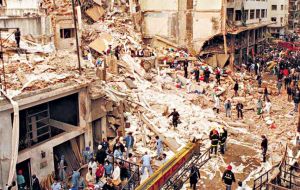 The 1994 bombing of the Argentine Israelite Mutual Association center in Buenos Aires in Buenos Aires killed 85 people and wounded hundreds