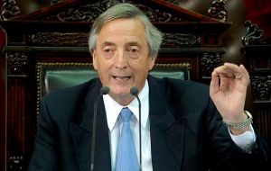 President Nestor Kirchner in 2005 withdrew from scientific cooperation between Falklands and Argentina and then later Argentina exited the meetings entirely
