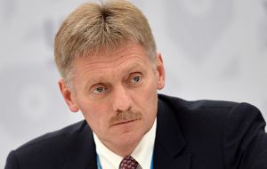 Kremlin spokesman Dmitry Peskov said Russia was not worried by international expressions of support for UK and challenged UK to “provide some confirmation”