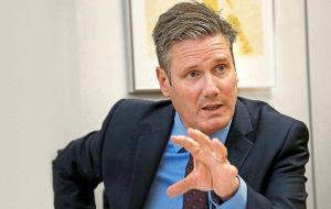 Labour's shadow Brexit secretary Keir Starmer said the agreement was “a step in the right direction” 