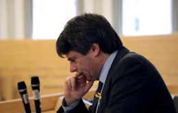 Puigdemont was arrested on Sunday in a service station as he crossed into Germany from Denmark by car