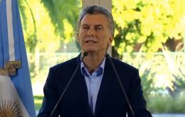 President Mauricio Macri will receive the relatives of the Malvinas fallen who last week travelled to the Falklands