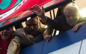 The arrest ended four straight days of at times surreal drama as Lula, as Lula tried to resist at the metalworkers union in Sao Bernardo do Campo
