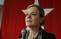 The head of the party, Gleisi Hoffman will now be known as Gleisi Lula Hoffman in official Congress documents and on the electronic voting board