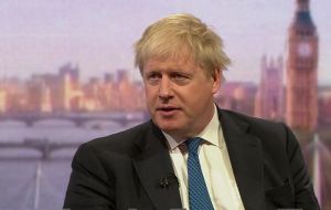 Foreign Secretary Boris Johnson promised MPs would have “abundant time” to have their say. 