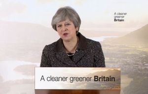 PM May said: “This week we will look at how we can tackle the many threats to the health of the world’s oceans, including the scourge of marine plastic pollution.”