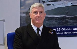 R/A Chris Gardner, assistant chief of naval staff ships and chief naval logistics officer, said the fleet could 'absolutely' play a critical role protecting the borders.