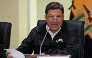 “Via a communication channel with Guacho we have received information... about a new kidnapping of two citizens,” Interior Minister Cesar Navas told journalists