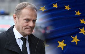 On Wednesday, European Council president Donald Tusk warned that there will be “no withdrawal agreement and no transition” without a solution on Ireland.