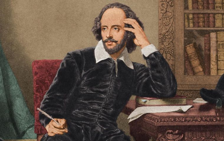 The date traditionally observed as both the birthday and date of death of William Shakespeare