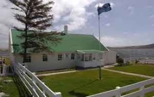 Gilbert House, the seat of the Legislative Assembly, which is the elected government of the Falklands         