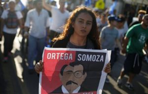 Although Ortega revoked the resolution on Social Security, the protests did not stop and now they claim for the resignation of the Nicaraguan president. JORGE CABRERA / REUTERS