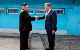 The two leaders announced the deal after a historic meeting on their shared border, the first time a North Korean leader has set foot on the southern side. 