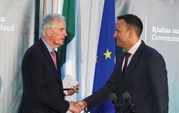 Barnier and Taoiseach Varadkar heaped further pressure on Britain to offer more detailed solutions to progress talks ahead of the next summit of EU leaders in June.