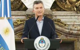 “This will allow us to face the new global scenario and avoid a crisis like the ones we have faced before in our history,” President Macri said in a televised address