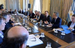 Industrial leaders and owners of small and medium-sized businesses, CAME, met with President Mauricio Macri on Friday to discuss the upcoming IMF deal.