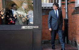 Puigdemont is in Germany fighting extradition to Spain, where he is wanted for allegedly using public funds and orchestrating an “insurrection”