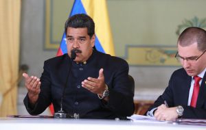In turn, Maduro told Erdogan “Venezuelans are going to give a lesson on democracy and liberty to the world on Sunday.”