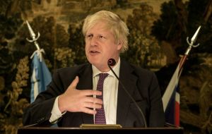 “This is happening at the very moment when our country, the United Kingdom, is intelligently reinserting itself into the global community”, Johnson added. 