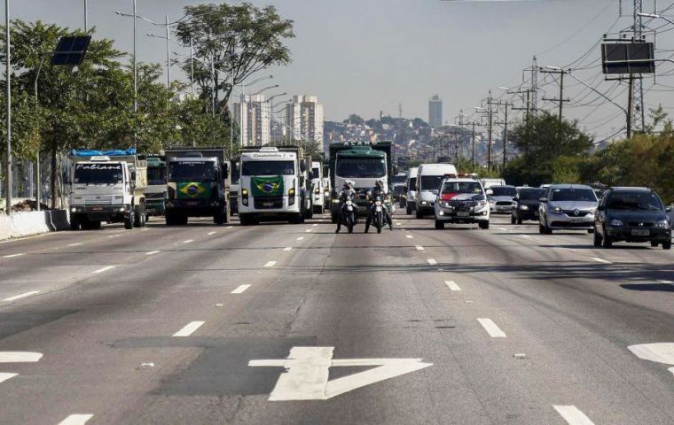 Truckers left economic hub Sao Paulo, and hundreds of communities across the country, without fuel, emptying normally gridlocked roads
