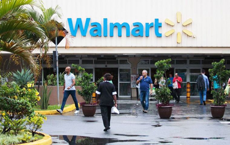 Walmart's Brazilian operation started up 22 years ago and employs 55,000 people in 438 stores.