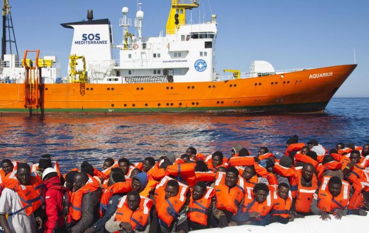 Aquarius, which is operated jointly by Medecine Sans Frontiers and SOS Medeterranee, was refused a port of disembarkation by the Italian authorities