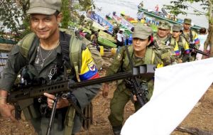 One of the main issues at play in the election is the peace agreement between the government and the rebel group, which is known as FARC.